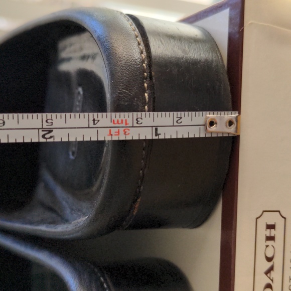 Coach Black Calf leather mules with horse bit hardware, size 9.5 - Picture 10 of 12